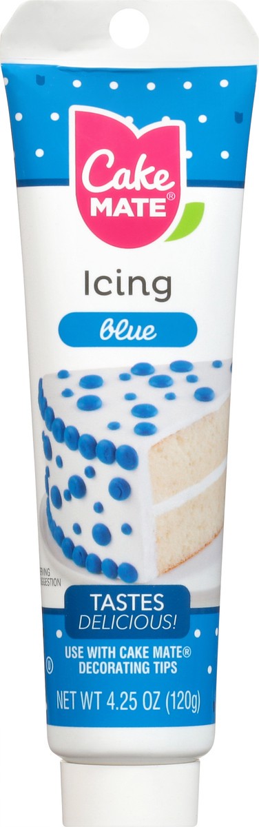 slide 12 of 12, Cake Mate Blue Icing, 4.25 oz