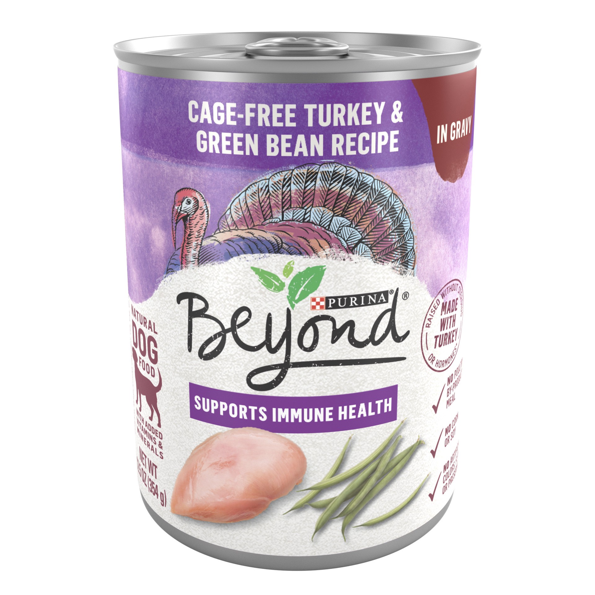 slide 1 of 8, Beyond Purina Beyond Turkey and Green Bean in Gravy Natural Grain Free Wet Dog Food with Added Vitamins and Minerals, 12.5 oz