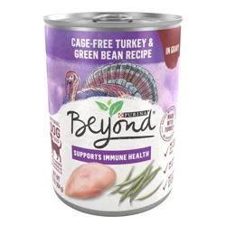 Beyond Purina Beyond Turkey and Green Bean in Gravy Natural Grain Free Wet Dog Food with Added Vitamins and Minerals