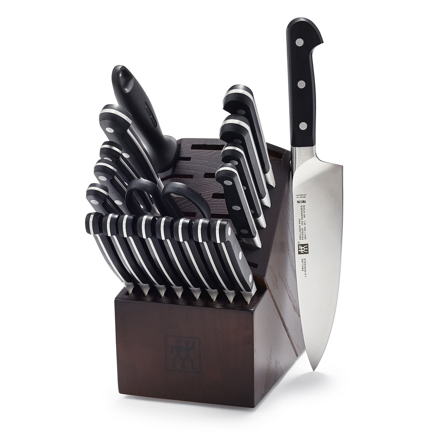 slide 1 of 1, Zwilling Pro Knife Block Set, 20 ct