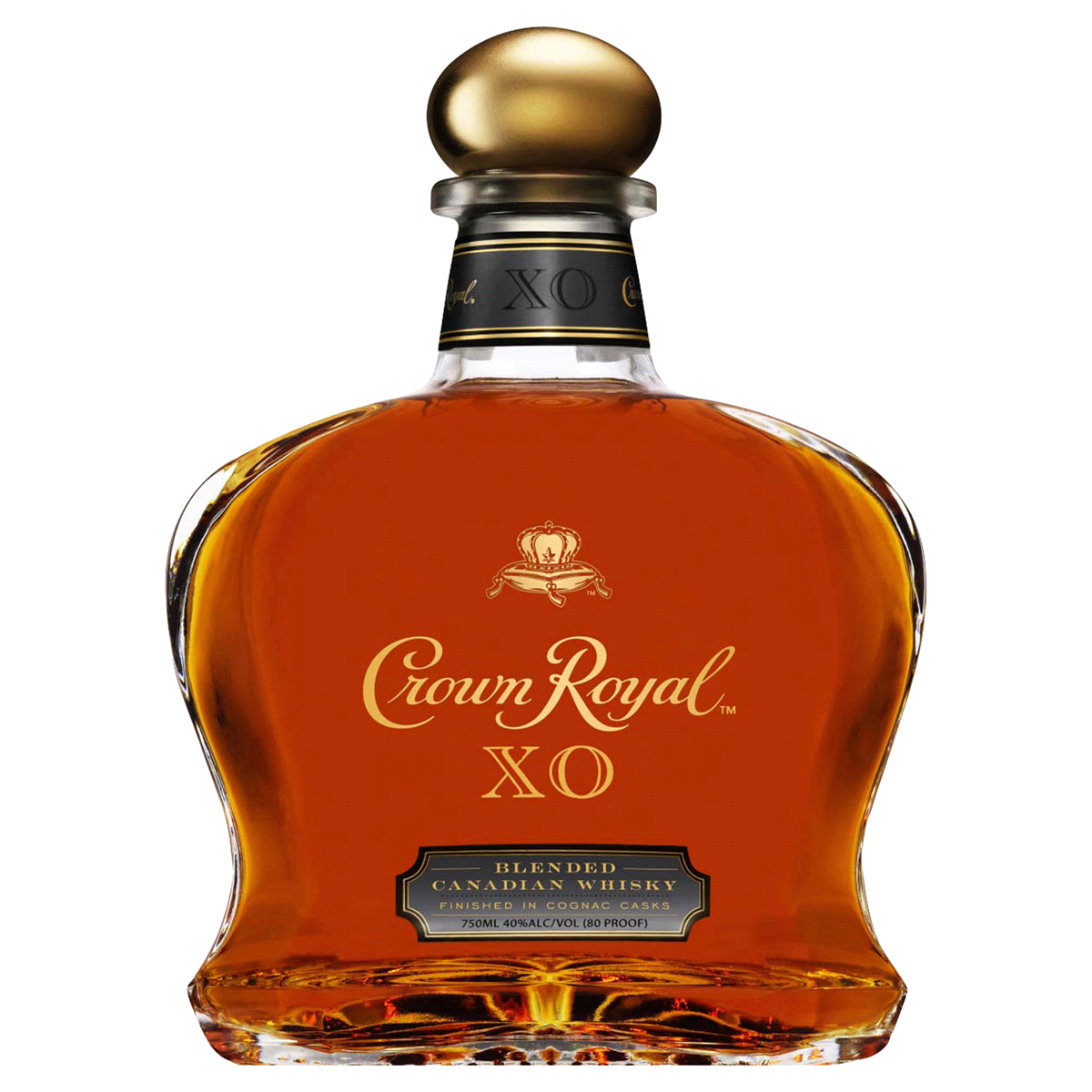 slide 1 of 3, Crown Royal XO Blended Canadian Whisky, 750 ml
