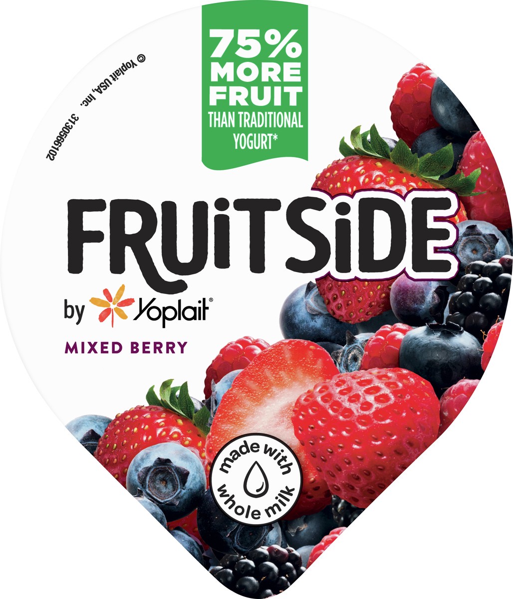 slide 7 of 12, Yoplait FruitSide Mixed Berry Yogurt 5.3 oz, 5.3 oz