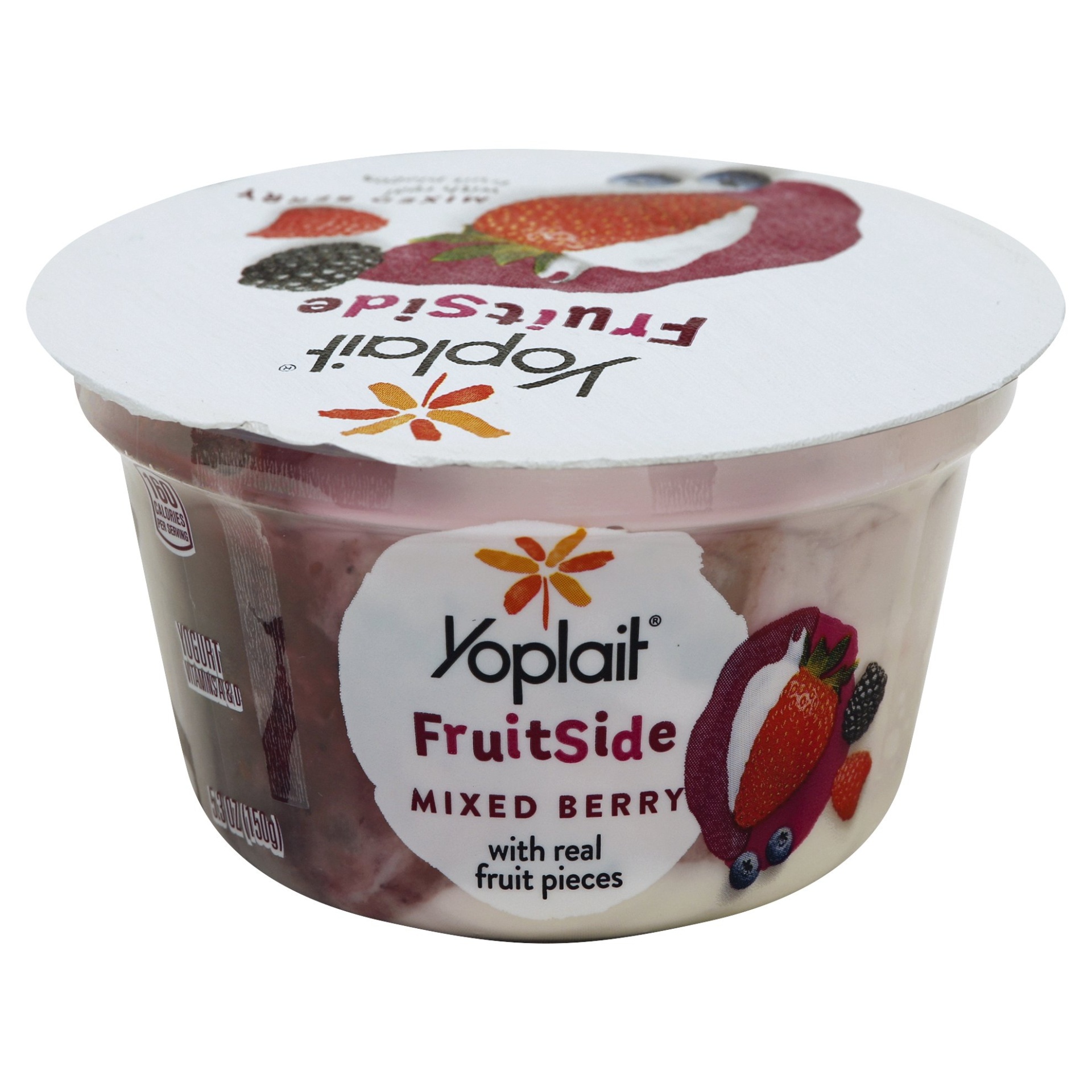 slide 1 of 1, Yoplait Fruitside - Mixed Berry, 5.3 oz