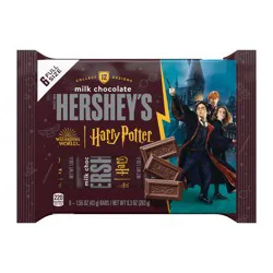 HERSHEY'S Milk Chocolate Harry Potter™, Halloween Candy Bars, 1.55 oz (6 Count)