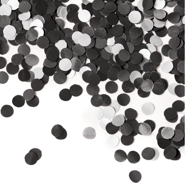 slide 1 of 1, Creative Converting Black Tissue Confetti, 1 Pkg., 1 ct