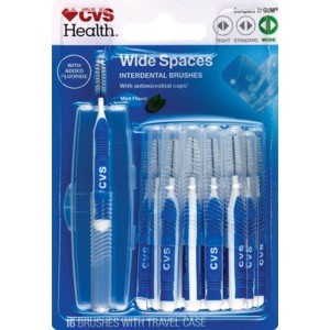 slide 1 of 1, CVS Health Interdental Brushes, 16 ct