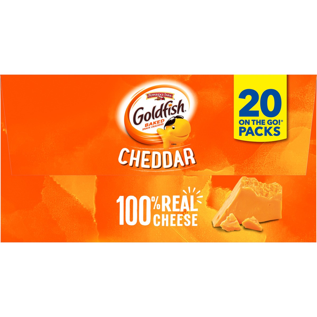 slide 12 of 12, Goldfish Cheddar Cheese Crackers, 20.000 oz