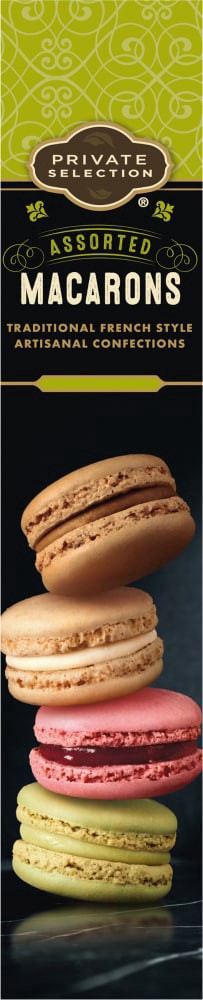 slide 5 of 5, Private Selection Assorted Macarons, 12 ct / 4.65 oz