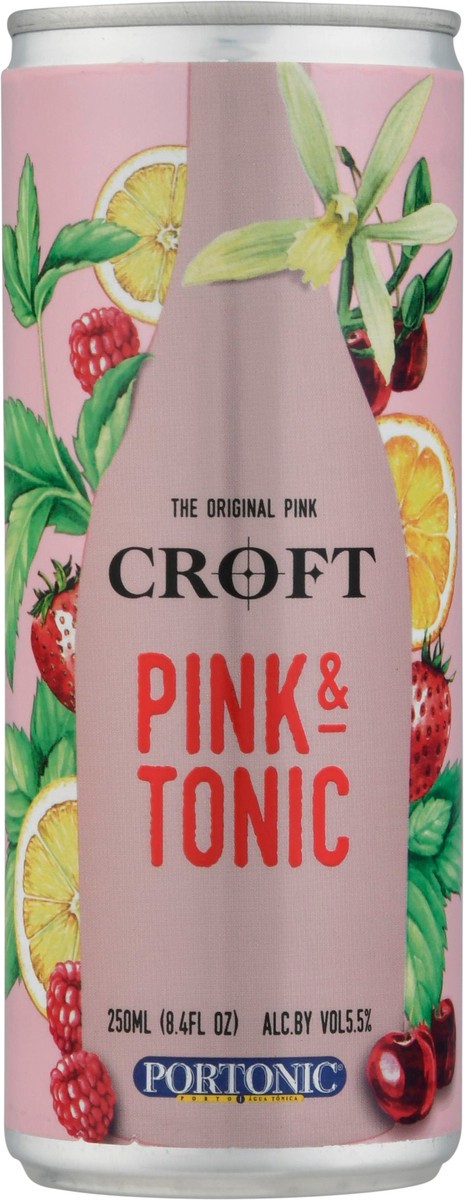 slide 10 of 14, Croft Pink & Tonic 8.4 fl oz Can, 8.4 fl oz