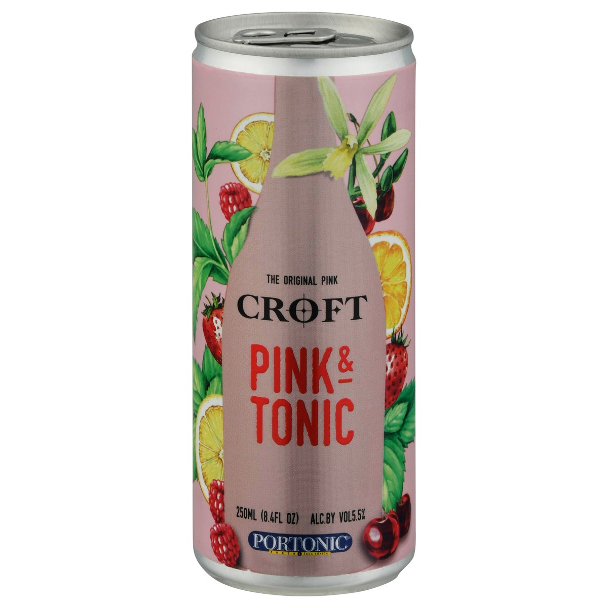slide 9 of 14, Croft Pink & Tonic 8.4 fl oz Can, 8.4 fl oz