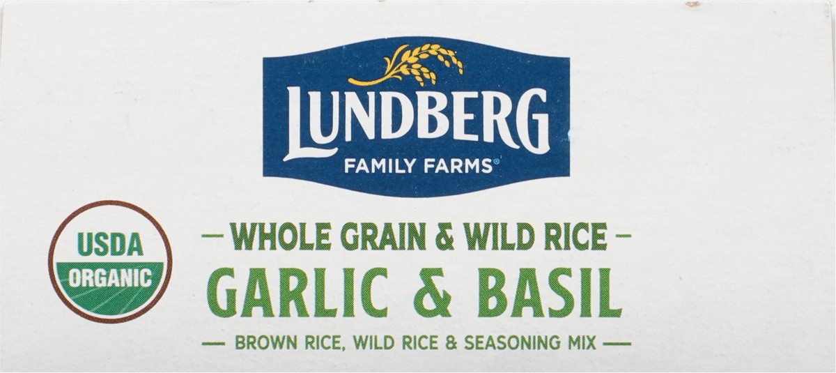 slide 4 of 9, Lundberg Family Farms Organic Garlic & Basil Whole Grain & Wild Rice 6 oz, 6 oz