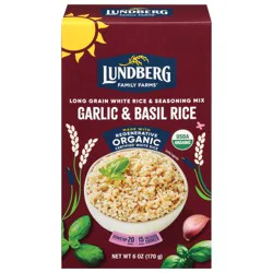 Lundberg Family Farms Organic Garlic & Basil Rice 6 oz