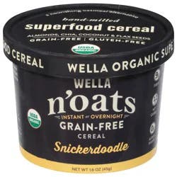 Wella Bar N'oats Instant Snickerdoodle Grain Free Cereal Cup