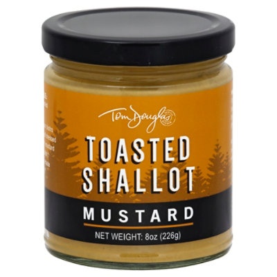 slide 1 of 2, Tom Douglas Toasted Shallot Mustard, 8 oz