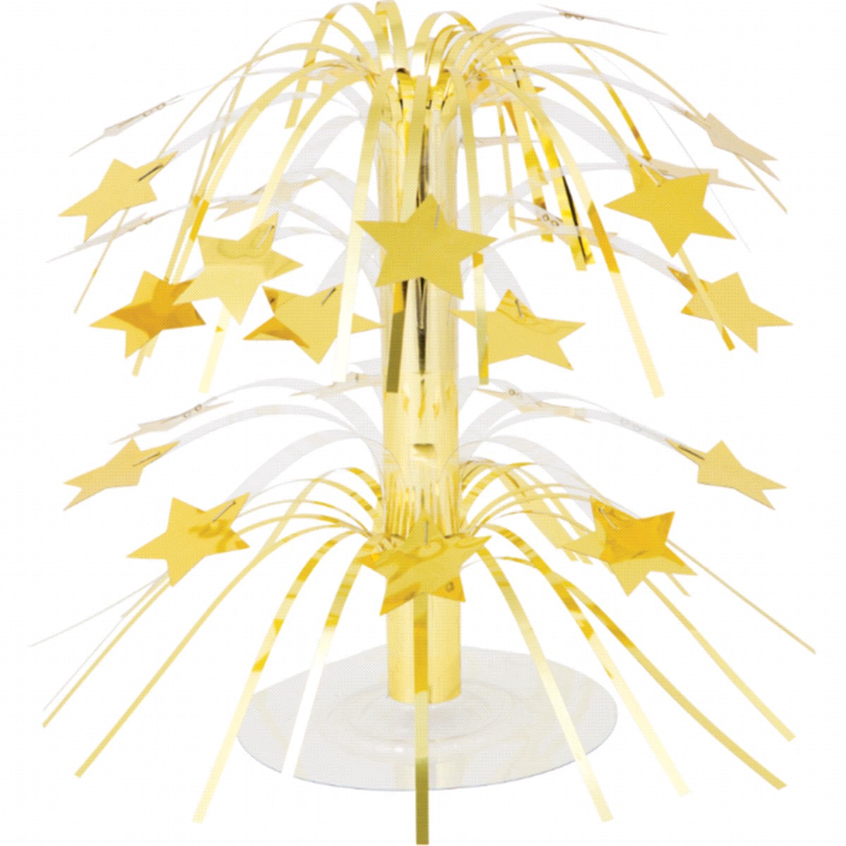 slide 1 of 1, Gold Stars Cascading Centerpiece, 1 ct