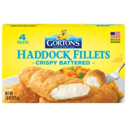 Gorton's Crispy Battered Haddock Fillets 7.6 oz