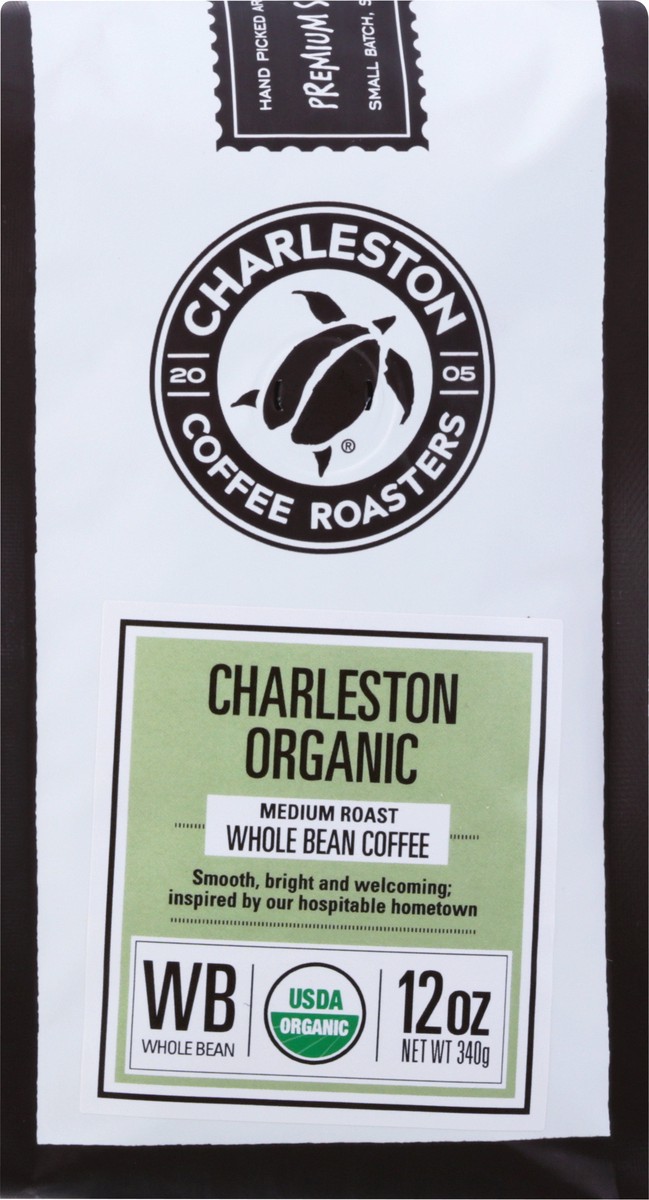 slide 5 of 9, Charleston Coffee Roasters Organic Medium Roast Whole Bean Charleston Coffee 12 oz, 12 oz