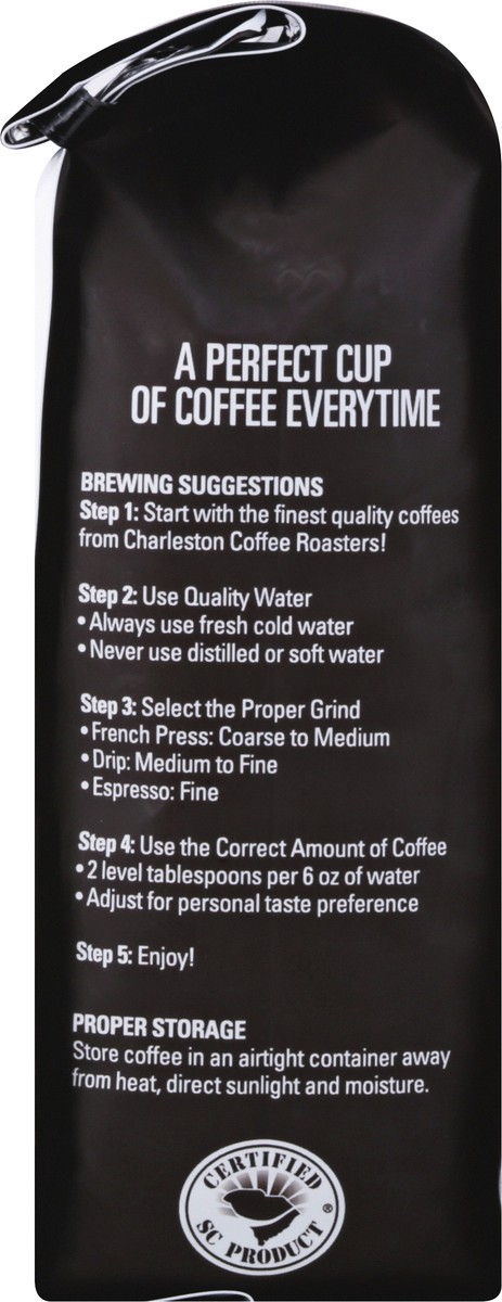 slide 7 of 9, Charleston Coffee Roasters Organic Medium Roast Whole Bean Charleston Coffee 12 oz, 12 oz