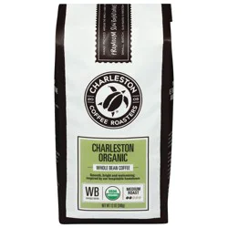 Charleston Coffee Roasters Organic Medium Roast Whole Bean Charleston Coffee 12 oz