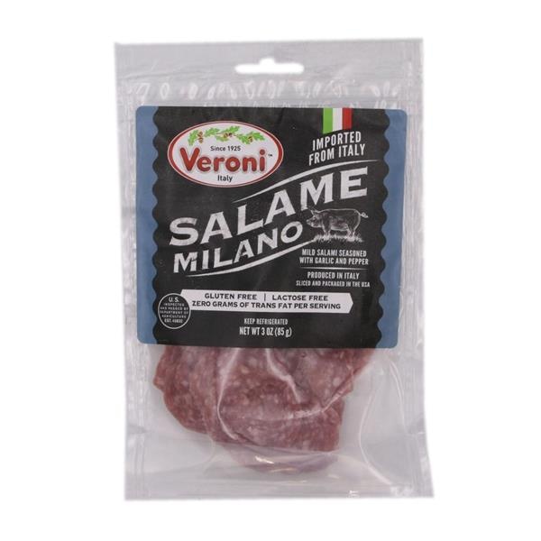 slide 1 of 1, Veroni Salame Milano, 3 oz