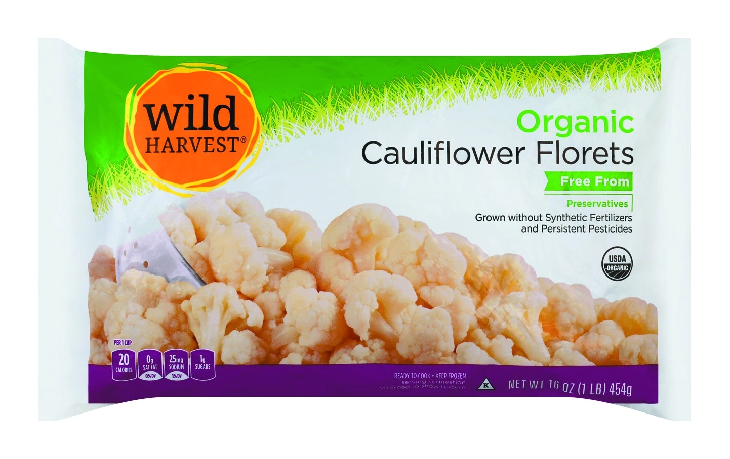 slide 1 of 1, Wild Harvest Organic Cauliflower, 16 oz