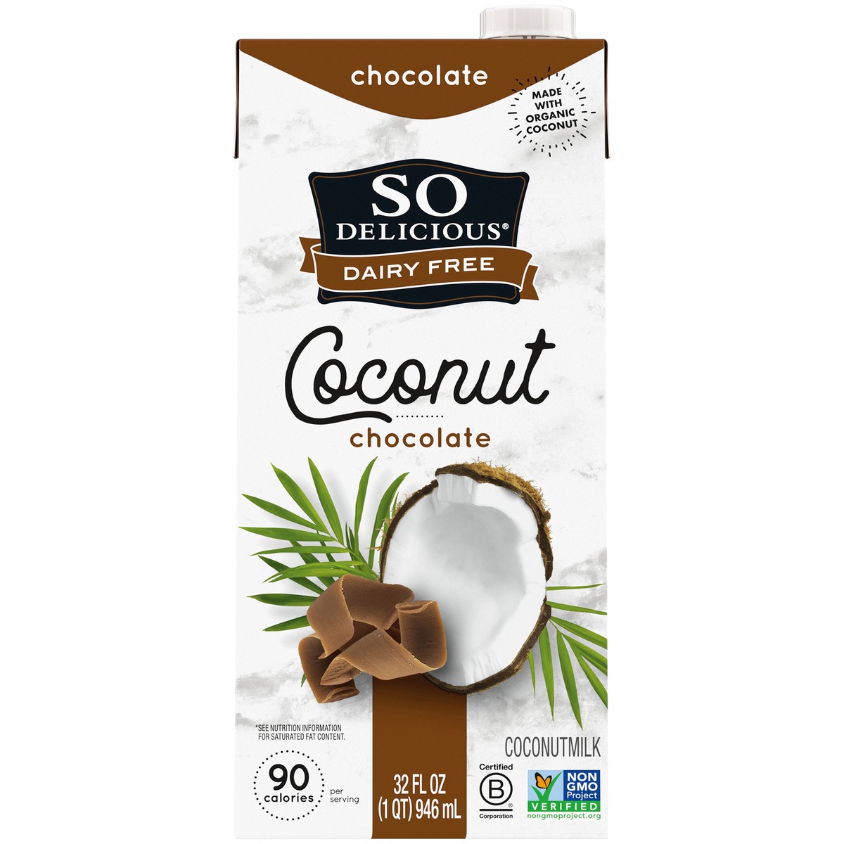 slide 13 of 14, So Delicious Dairy Free UHT Chocolate Coconutmilk, 1 Quart, 32 fl oz