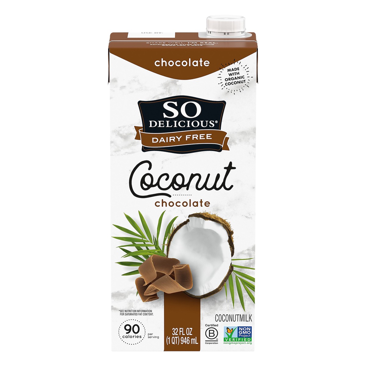 slide 14 of 14, So Delicious Dairy Free UHT Chocolate Coconutmilk, 1 Quart, 32 fl oz