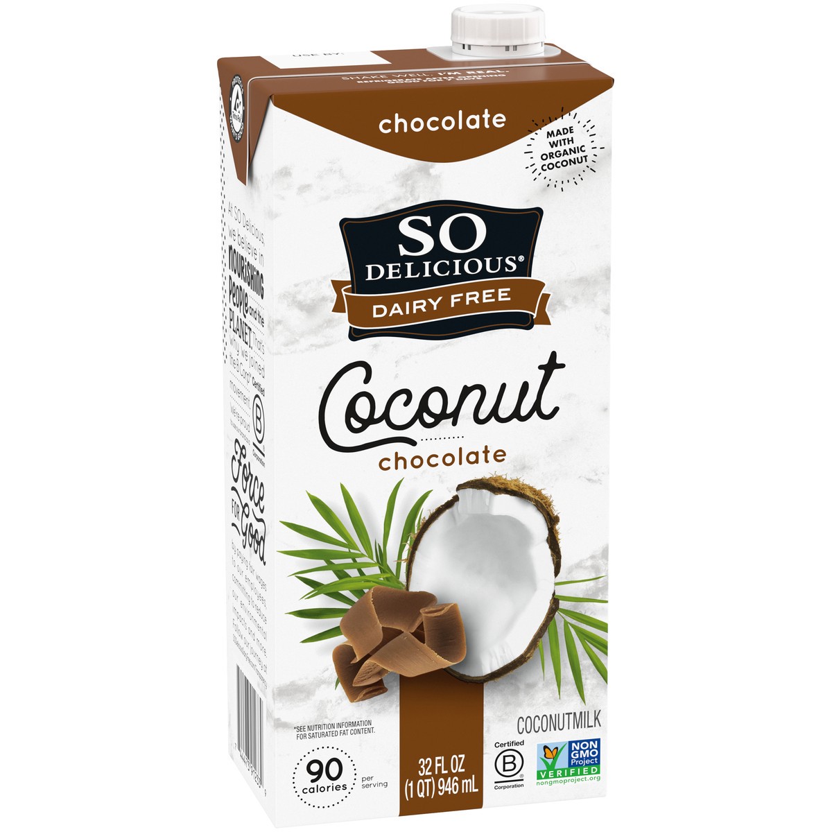 slide 10 of 14, So Delicious Dairy Free UHT Chocolate Coconutmilk, 1 Quart, 32 fl oz