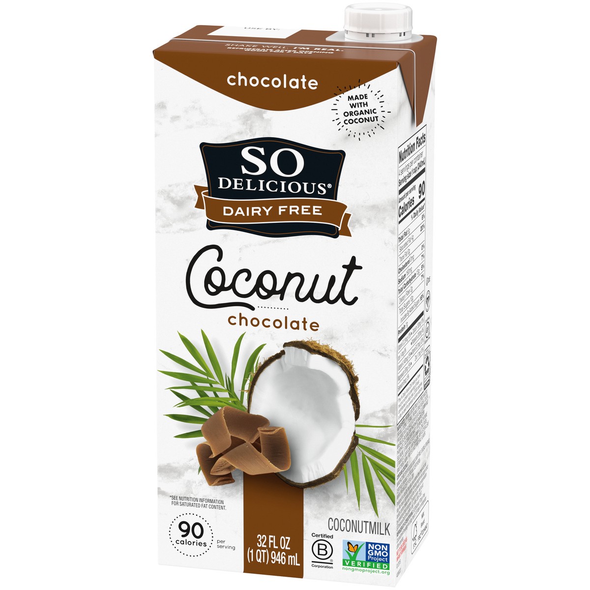 slide 7 of 14, So Delicious Dairy Free UHT Chocolate Coconutmilk, 1 Quart, 32 fl oz