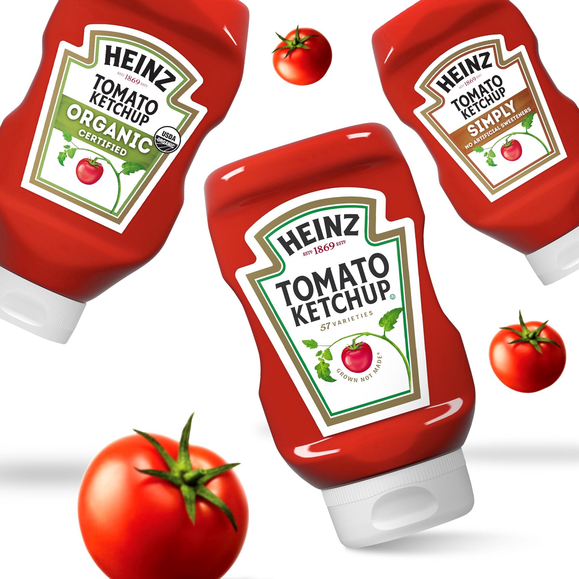 slide 10 of 12, Heinz Tomato Ketchup, 14 oz Bottle, 14 oz