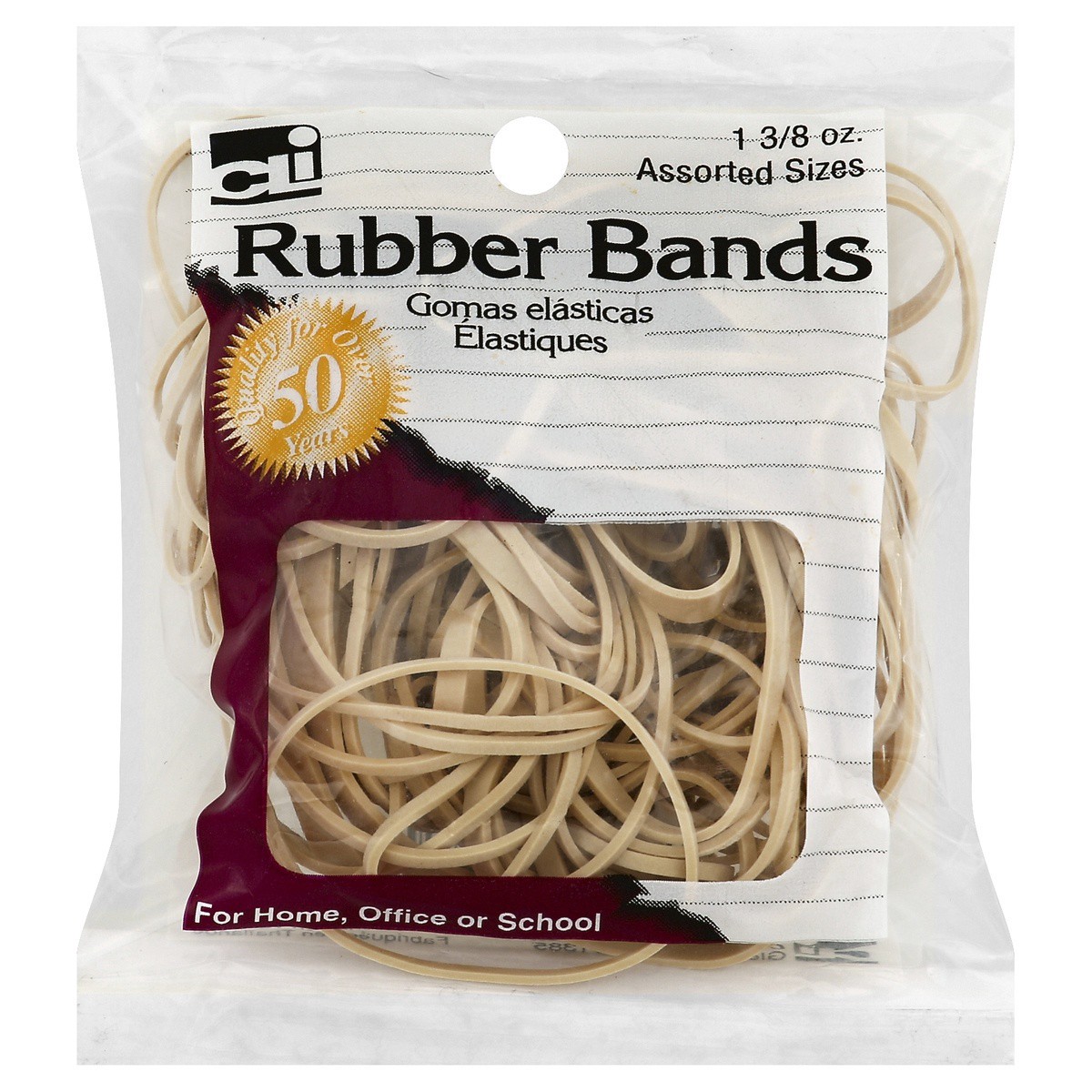 slide 1 of 2, CLi Rubber Bands 1.375 oz, 1.38 oz