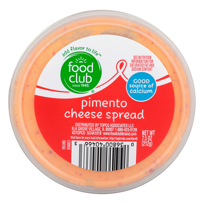 slide 1 of 8, Food Club Pimento Cheese Spread, 1 ct