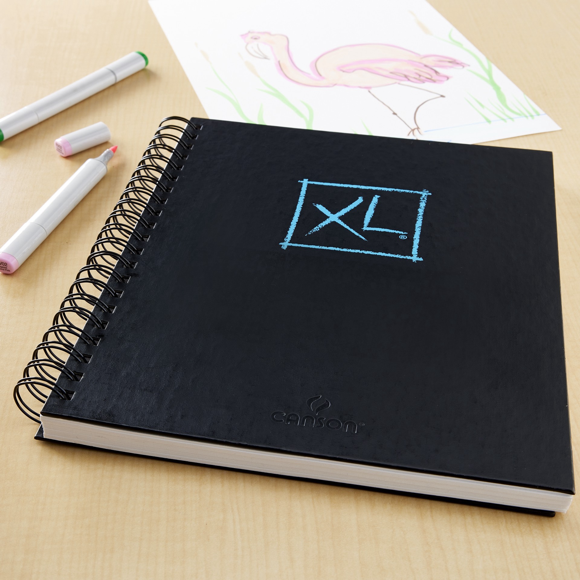 slide 3 of 5, Canson Xl Hardcover Mix Media Pad, 8.5 in x 11 in