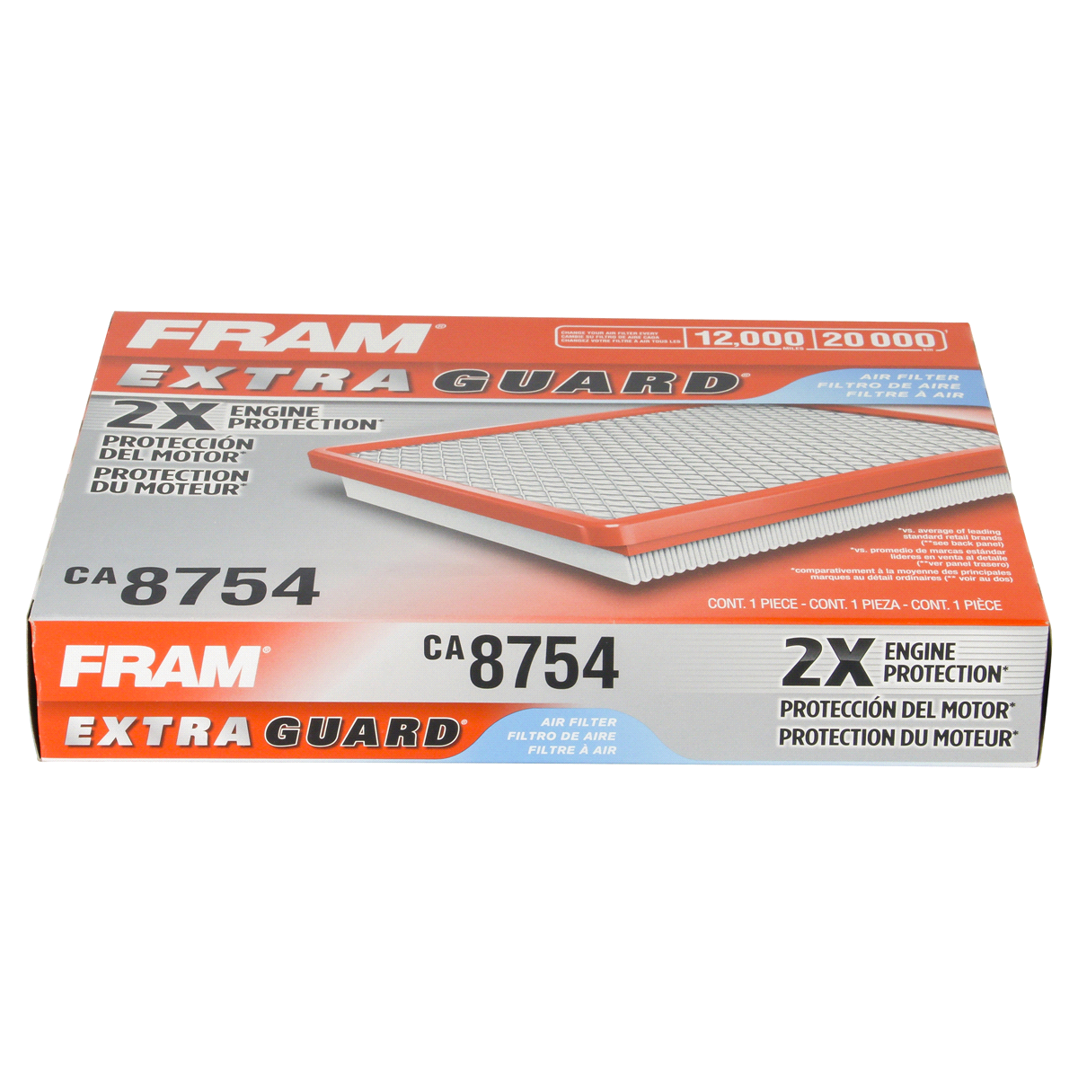 slide 5 of 5, Fram Extra Guard Air Filter CA8754, 1 ct