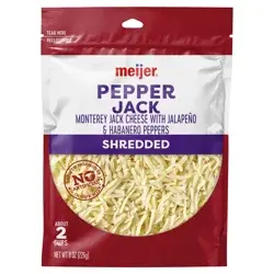 Meijer Shredded PepperJack Cheese