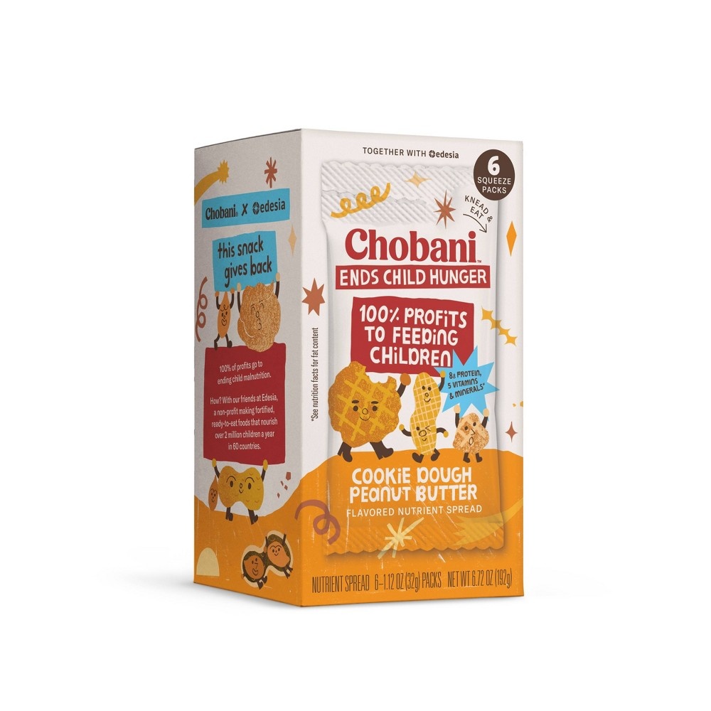 Chobani Nutrient Spread, Cookie Dough Peanut Butter Flavored 6 ct Shipt