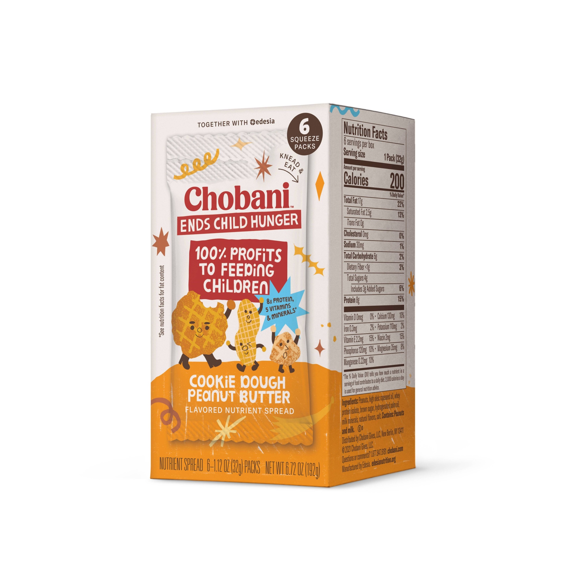 Chobani Nutrient Spread, Cookie Dough Peanut Butter Flavored 6 ct Shipt