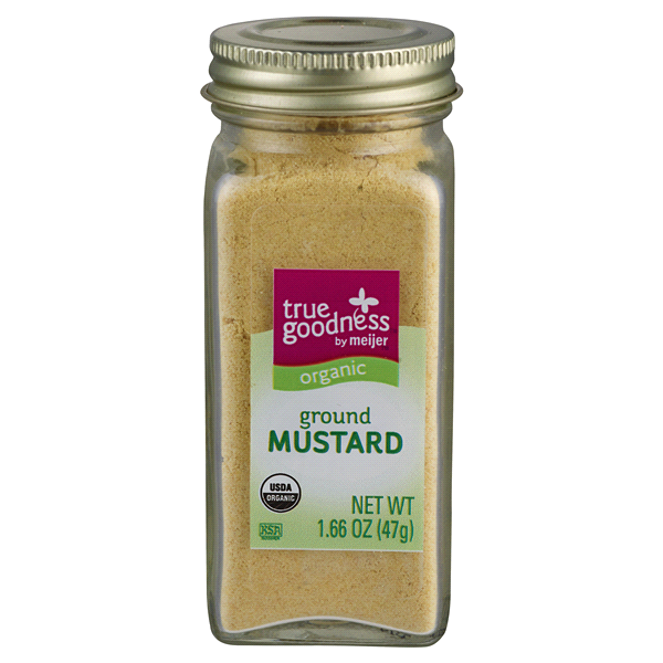 slide 1 of 1, True Goodness Organic Ground Yellow Mustard, 1.66 oz