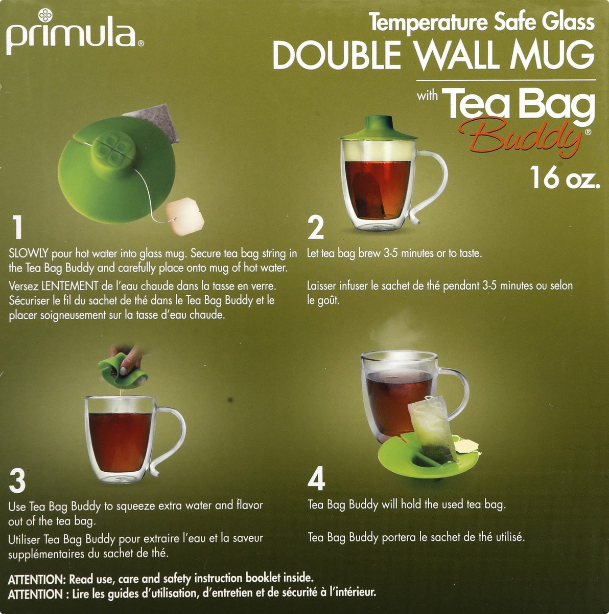 slide 5 of 9, Primula 16 Ounces Double Wall Mug 1 ea, 1 ea