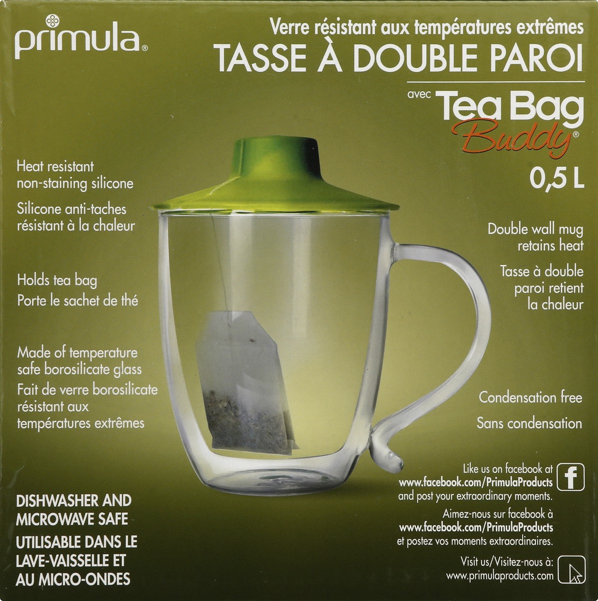 slide 8 of 9, Primula 16 Ounces Double Wall Mug 1 ea, 1 ea