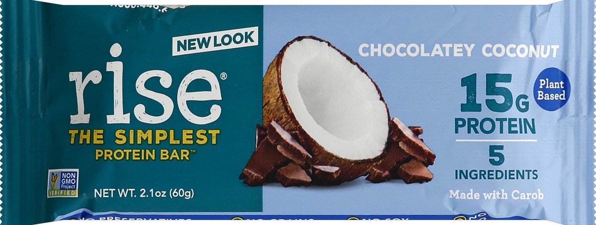 slide 3 of 5, Rise Protein Bar 2.1 oz, 2.1 oz