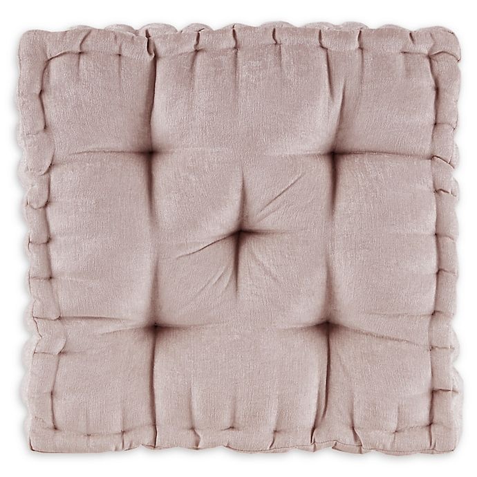 slide 1 of 4, Intelligent Design Azza Square Floor Cushion - Beige, 1 ct