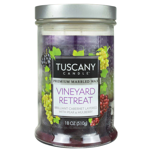 slide 1 of 7, Tuscany Candle Vineyard Retrt Triple Pour Candle, 2.11 oz