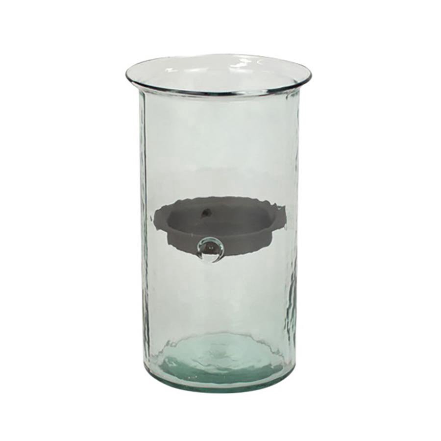 slide 1 of 1, Kalalou Glass Cylinder Candle Holder, Small, 10 in