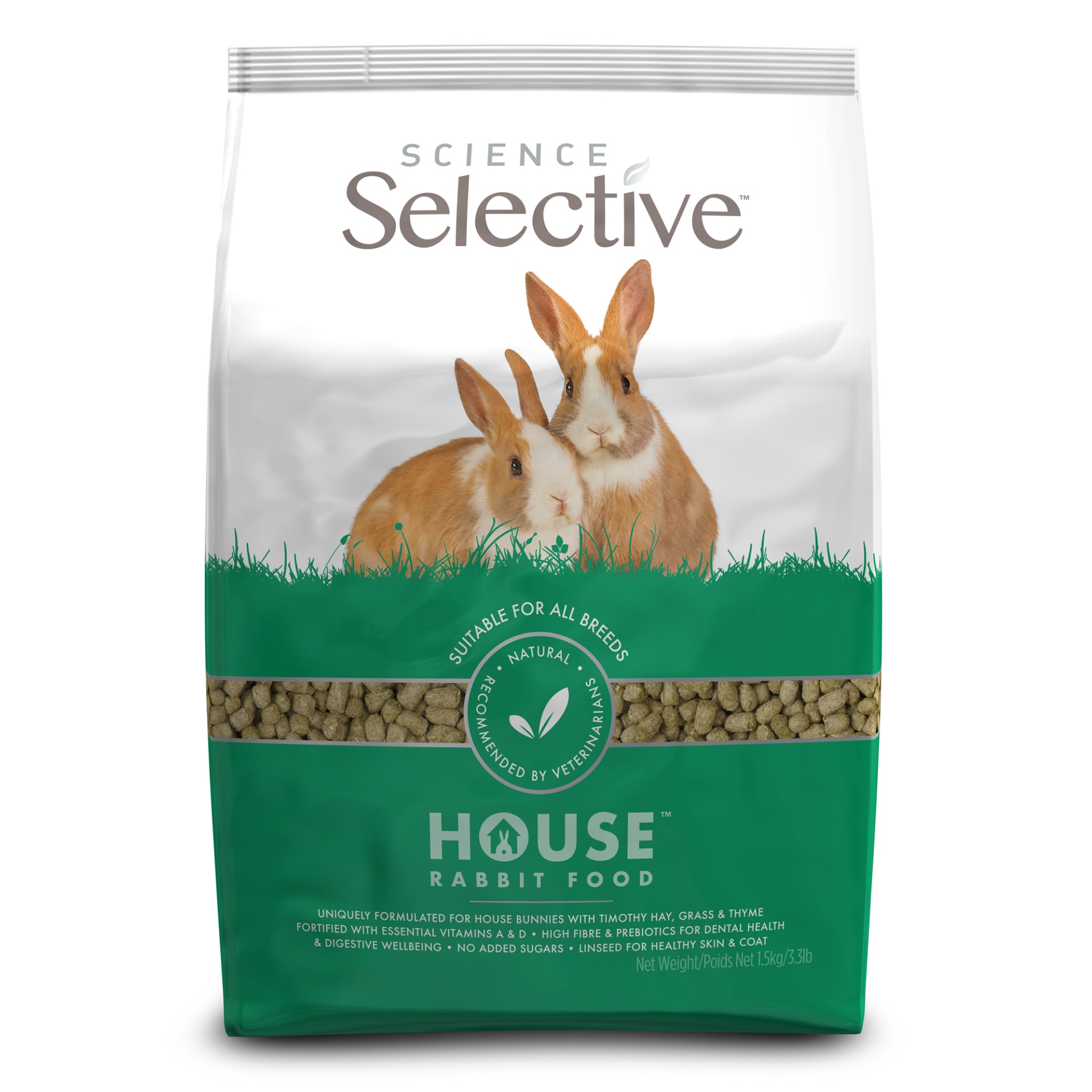 slide 1 of 1, Supreme Science Selective House Rabbit Food, 3.3 lbs., 1 ct