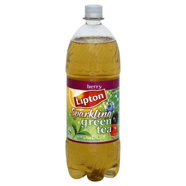 slide 1 of 1, Lipton Sparkling Green Tea Ber, 1.5 liter