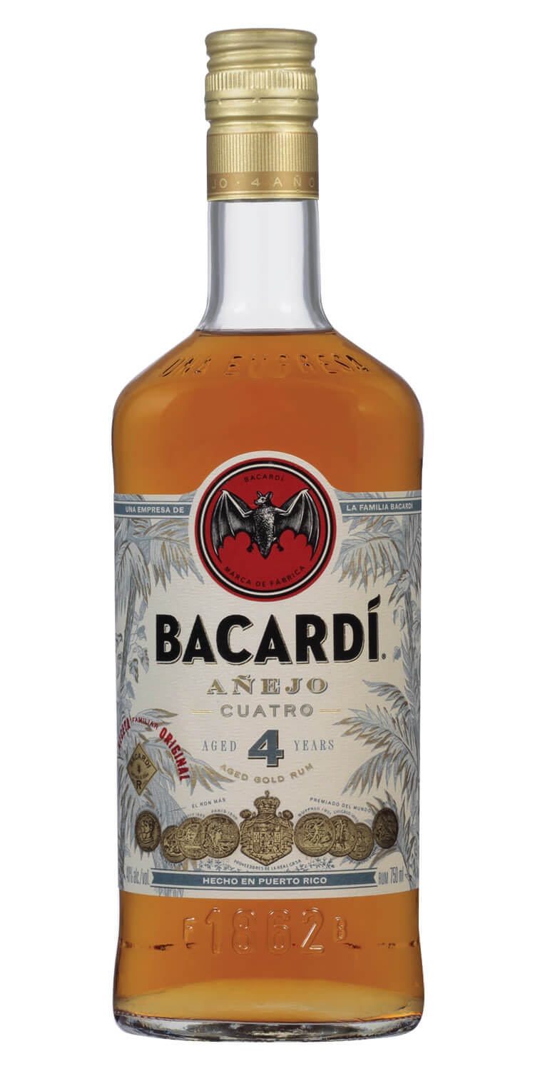 slide 1 of 1, Bacardi Anejo Rum, 750 ml