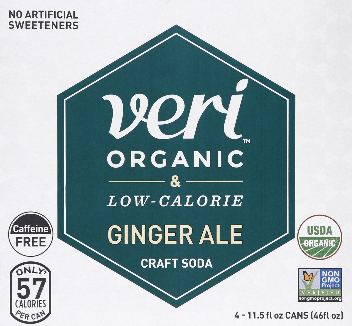 slide 5 of 6, veri organic Soda - 4 ct, 4 ct