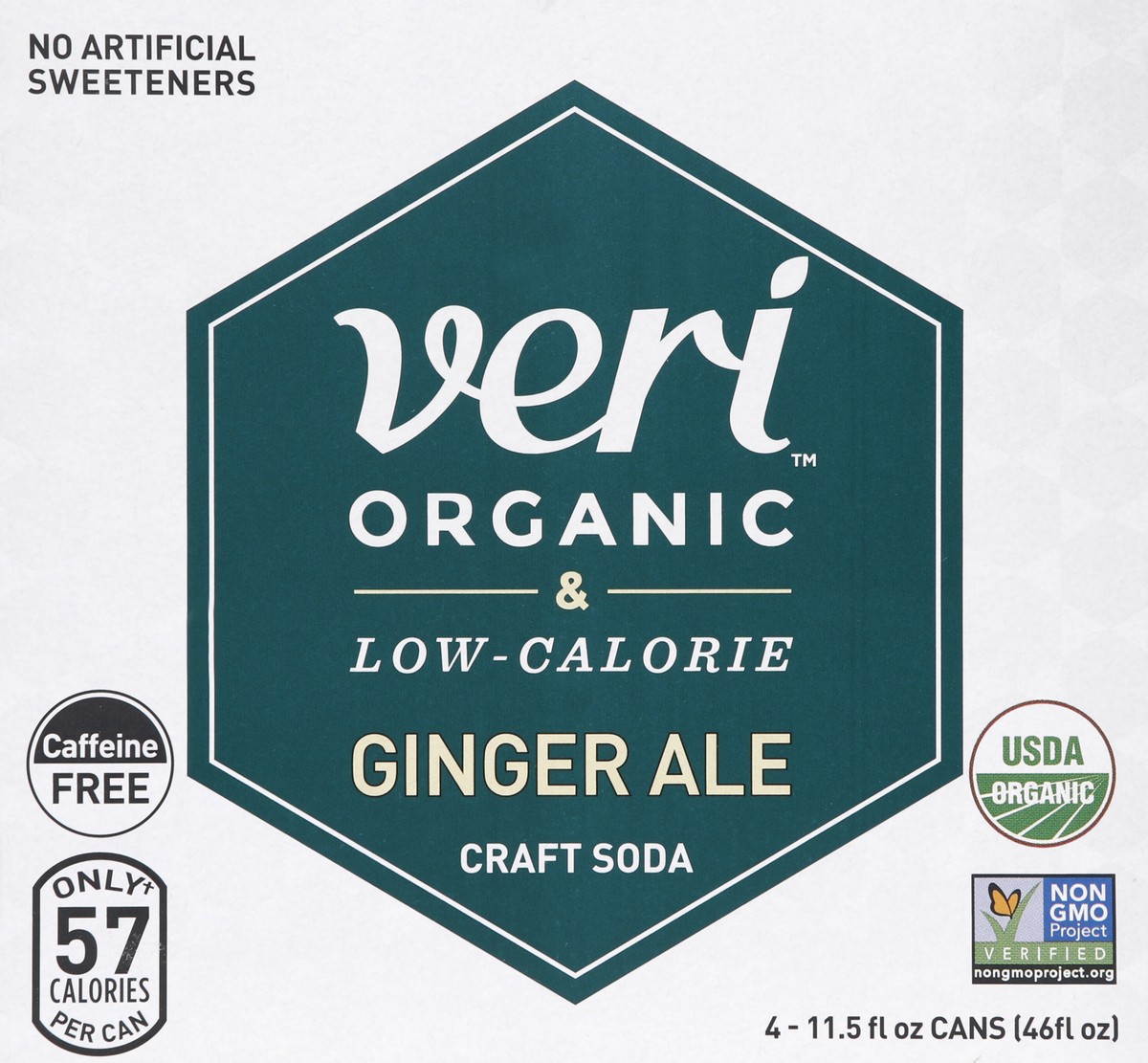 slide 2 of 6, veri organic Soda - 4 ct, 4 ct