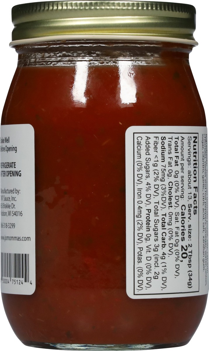 slide 12 of 14, JoMomma's Salsa Medium Momma's Original Salsa 16 oz, 16 oz